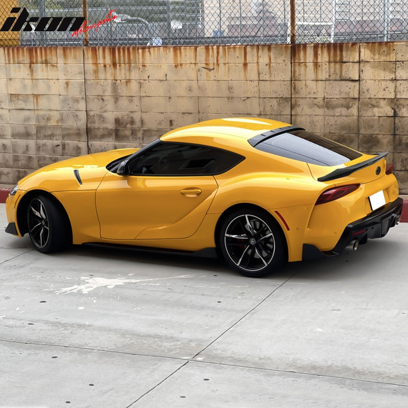 Fits 20-25 Toyota GR Supra 5th MK5 TRD Style Trunk Spoiler Painted #202 Black
