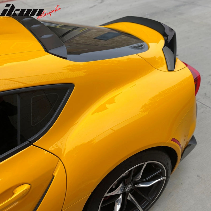 Fits 20-25 Toyota GR Supra 5th MK5 TRD Style Trunk Spoiler Painted #202 Black