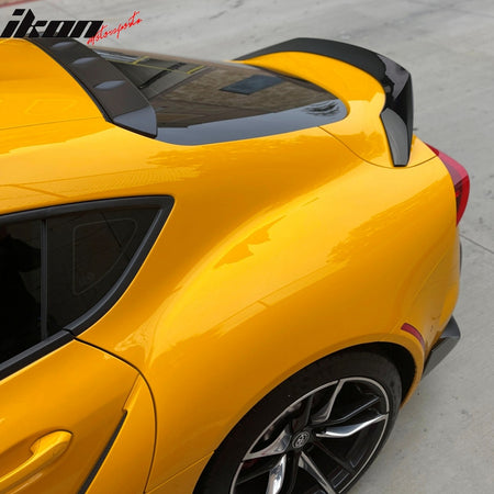 Fits 20-25 Toyota GR Supra 5th MK5 TRD Style Trunk Spoiler Painted #202 Black