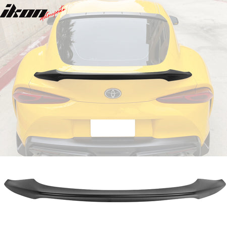 Fit 20-25 Toyota GR Supra MK5 J29 Matte Black TRD Style Trunk + Roof Spoiler ABS
