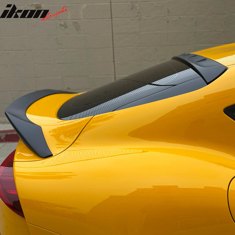 Fit 20-25 Toyota GR Supra MK5 J29 Matte Black TRD Style Trunk + Roof Spoiler ABS