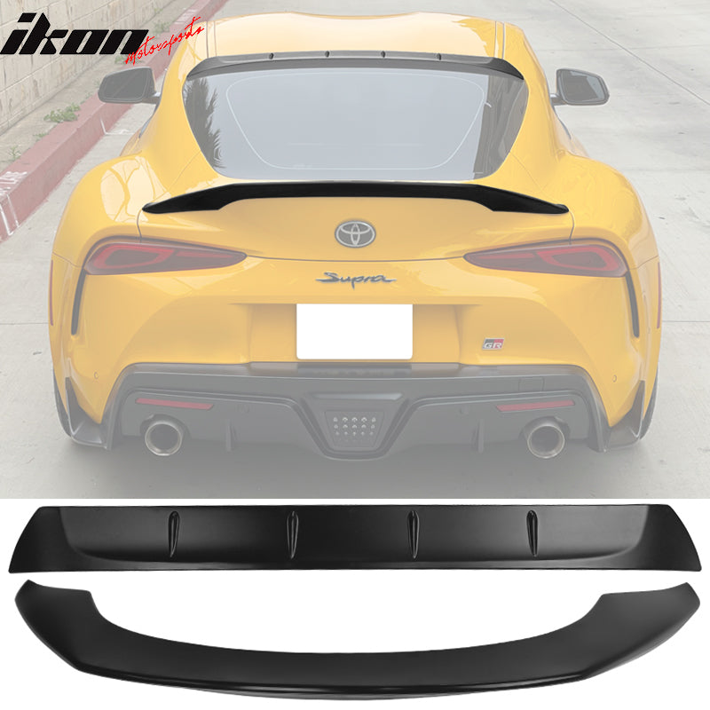 2020-2025 Toyota GR Supra MK5 Unpaint TRD Style Trunk and Roof Spoiler
