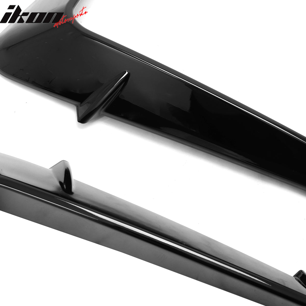 Fits 20-26 Land Rover Defender 90/110/130 Fog Light Bezels Gloss Black Eyelids