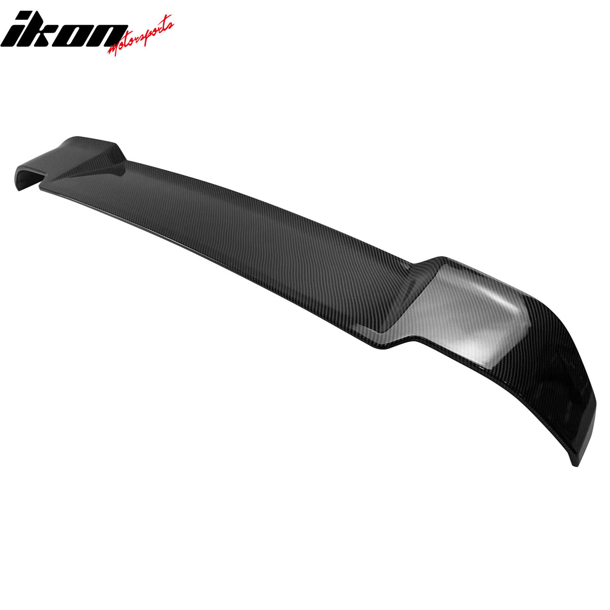 Fits 20-26 Defender 90 110 130 V Style Carbon Fiber Print Rear Roof Spoiler ABS