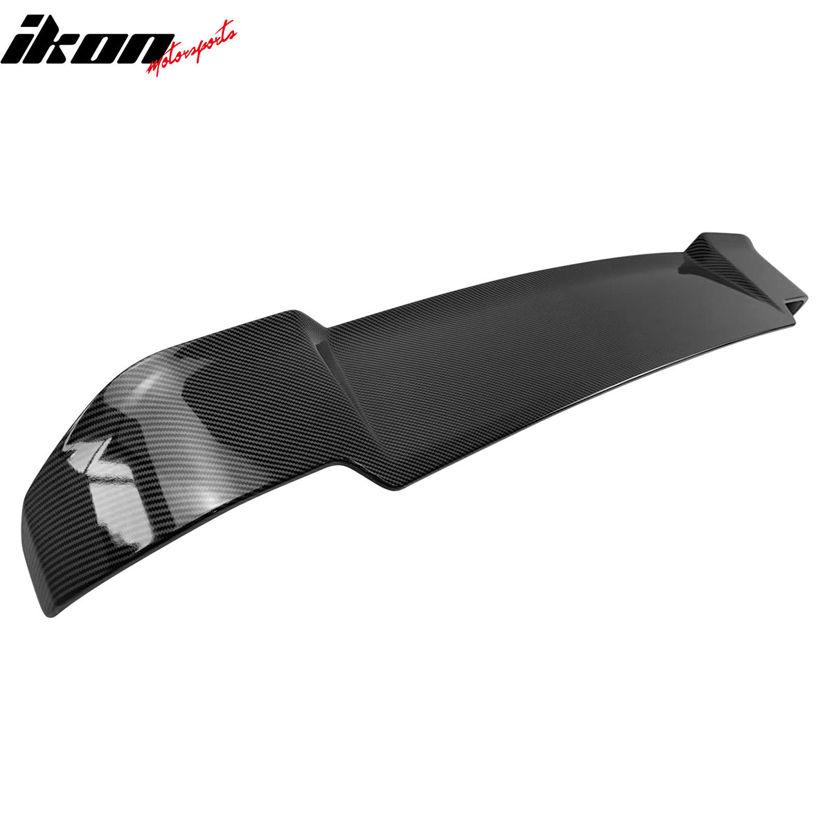 Fits 20-26 Defender 90 110 130 V Style Carbon Fiber Print Rear Roof Spoiler ABS
