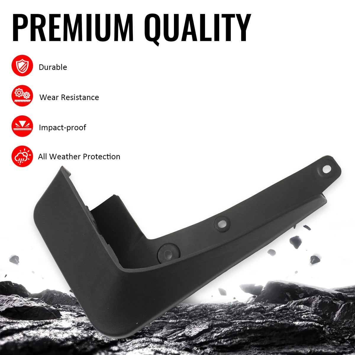 Fits 20-26 Toyota Highlander Front & Rear Mud Flaps Wheel Arch Splash Guards PP