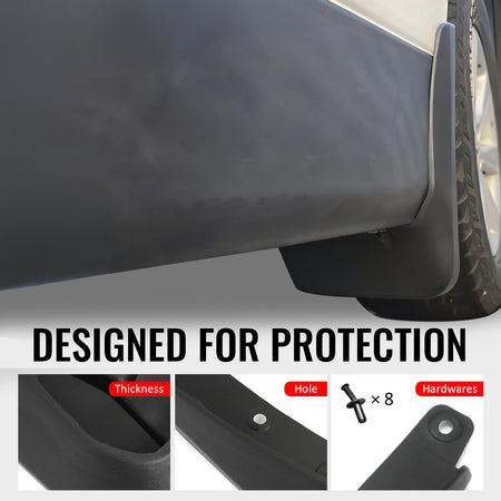 Fits 20-26 Toyota Highlander Front & Rear Mud Flaps Wheel Arch Splash Guards PP