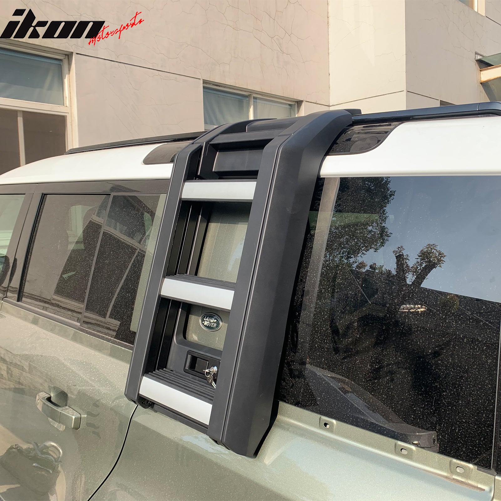 Fits 20-26 Land Rover Defender 110 Passenger Side Step Climbing Ladder Aluminum