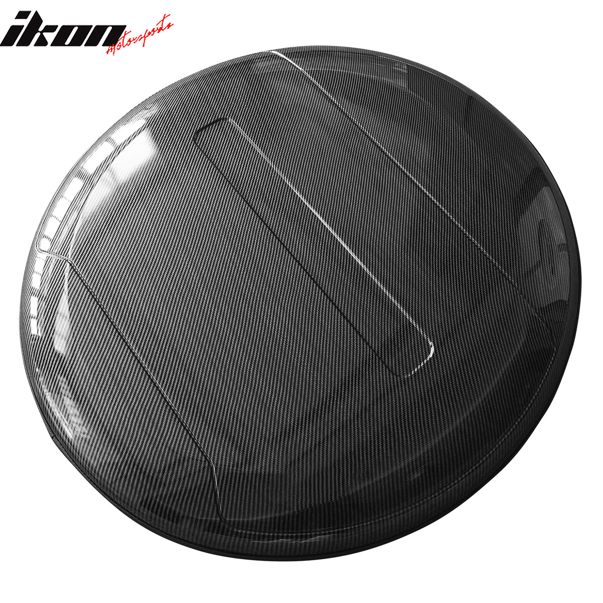 IKON MOTORSPORTS Rear Spare Tire Cover Portecor, Compatible with 2020-2026 Land Rover Defender 90 110 130, ABS + PVC Spare Tyer Wheel Cover Car Exterior Accessories