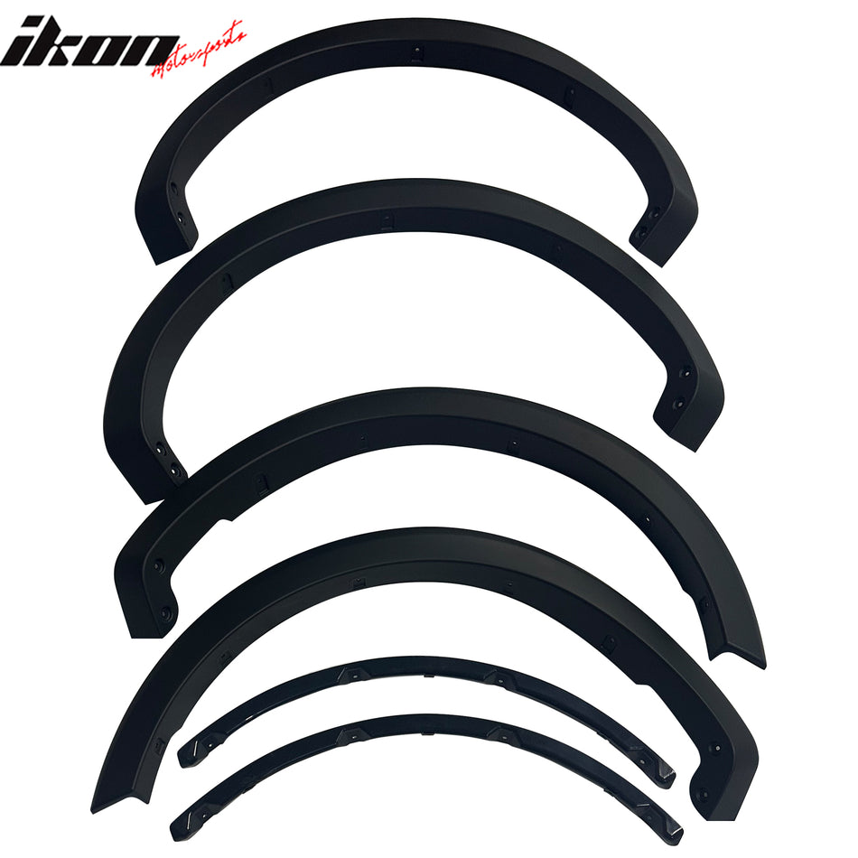 2021-2022 Ford F-150 OE Style Fender Flare Wheel Cover Matte Black 4PC