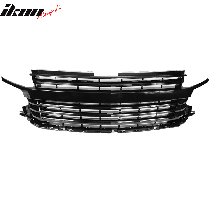 Fits 21-23 Chevrolet Tahoe Suburban Front Bumper Grille Body Kit Gloss Black