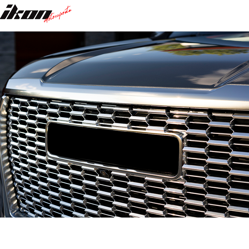 GMCユーコン　メッキグリル Silver Front Upper Grille Grill Chrome ABS For GMC Yukon Denali