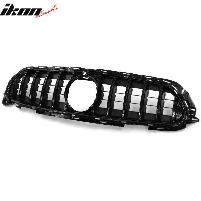 Gloss Black GT R Grille W/ CAMERA HOLE For Mercedes Benz W213 E-CLASS 2016-2020 Gloss Black GT R Grille W/ CAMERA HOLE For Mercedes Benz W213 E-CLASS 2016-2020