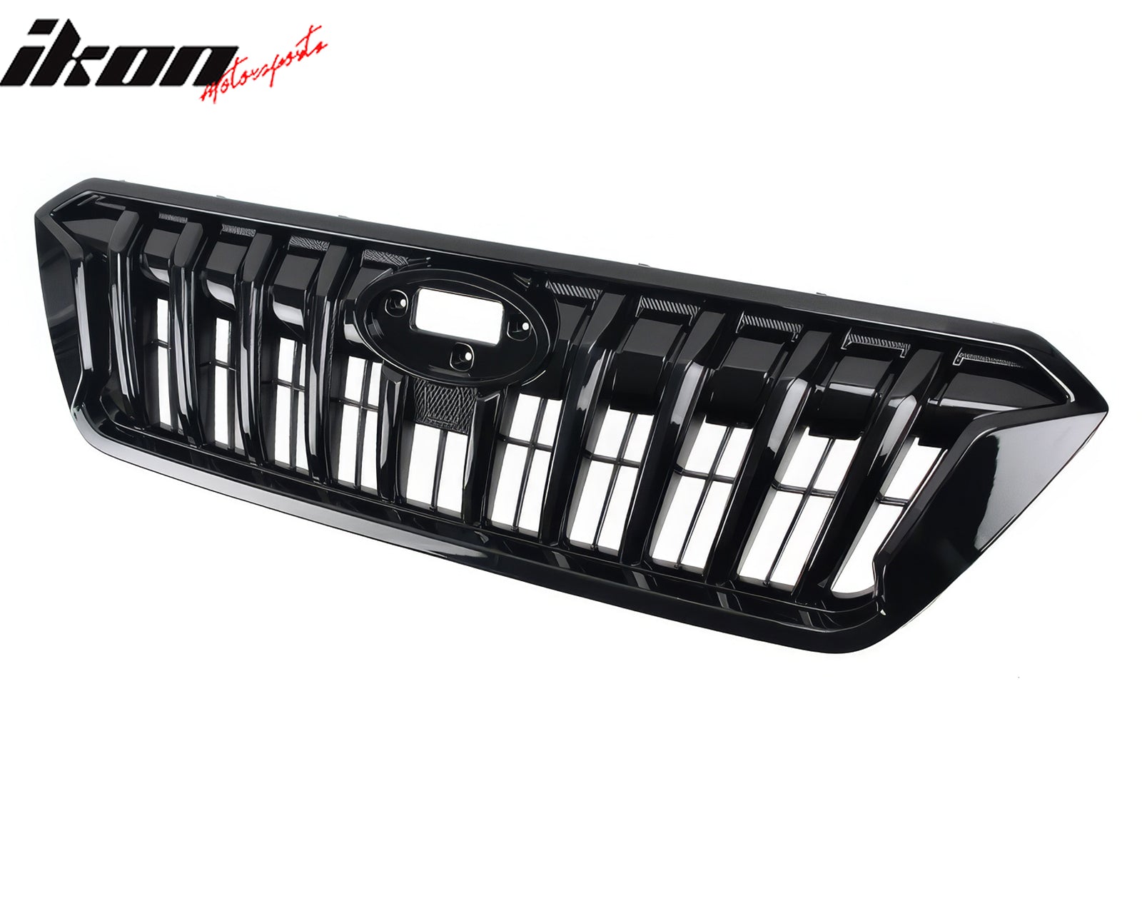 Fits 21-23 Subaru Crosstrek Sport Style Front Bumper Upper Grille Gloss Black