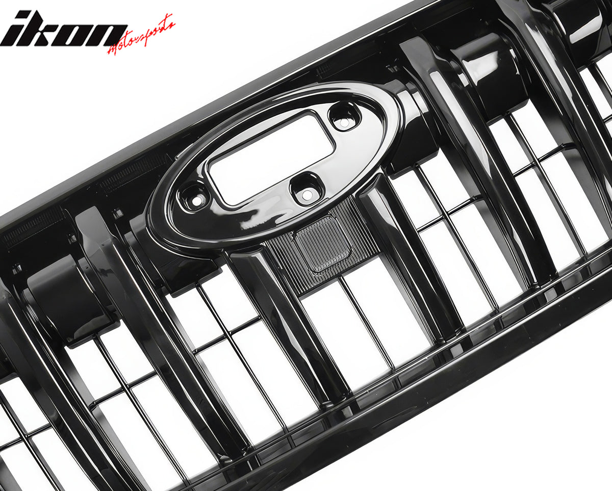 Fits 21-23 Subaru Crosstrek Sport Style Front Bumper Upper Grille Gloss Black