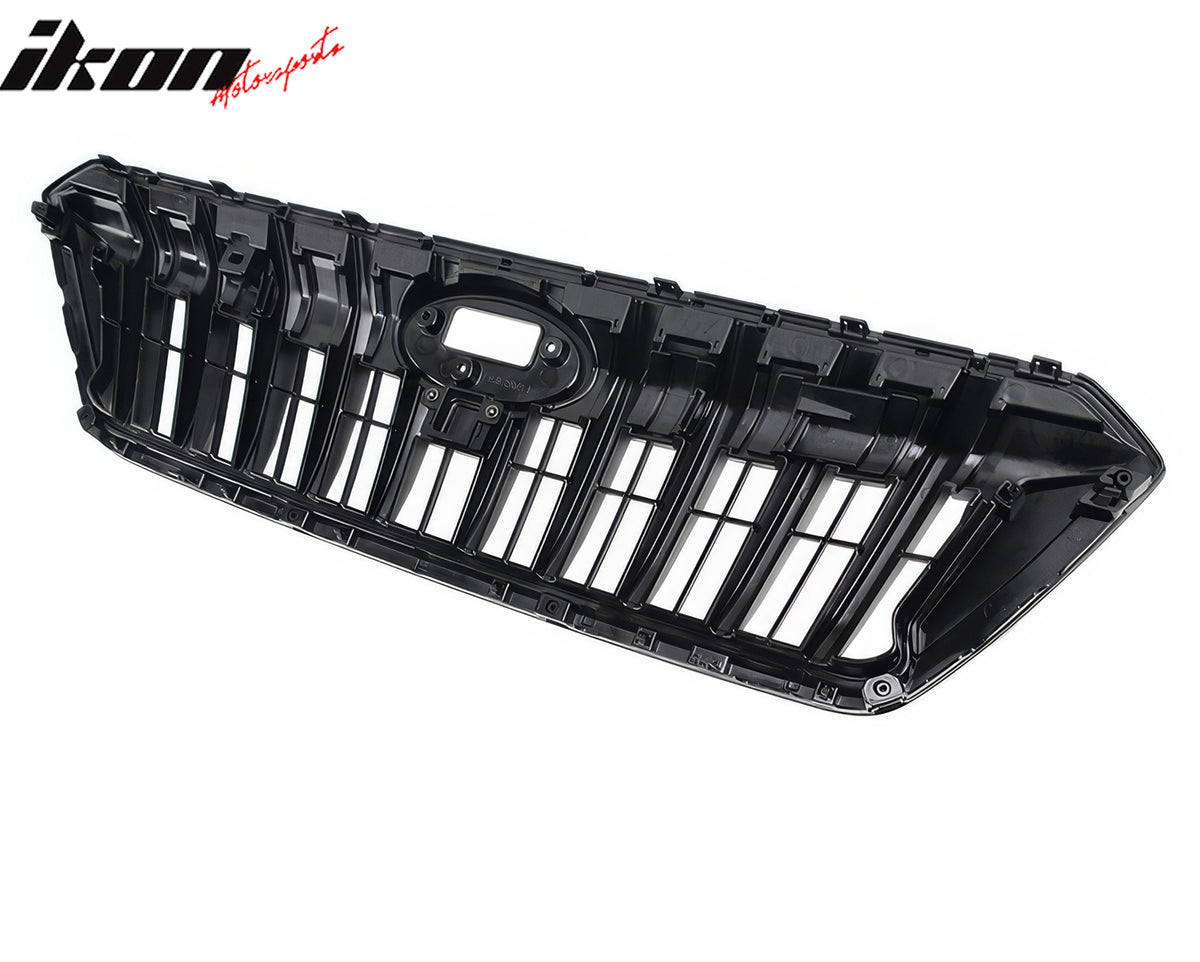 Fits 21-23 Subaru Crosstrek Sport Style Front Bumper Upper Grille Gloss Black