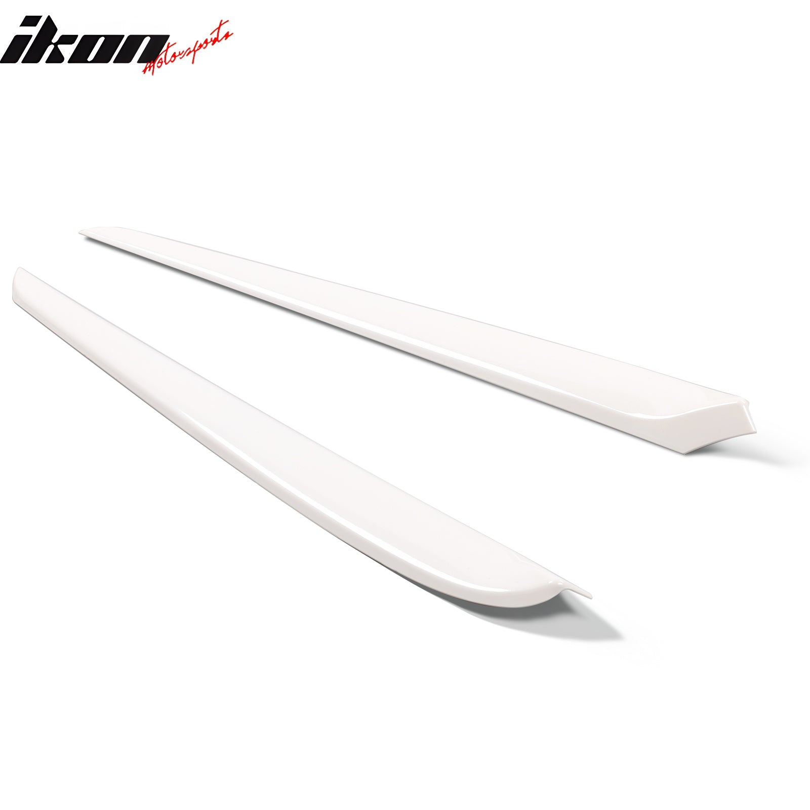 Fits 21-23 Tesla Model 3 23 Y ABS Front Door Decorative Panel Trim White - 2PCS