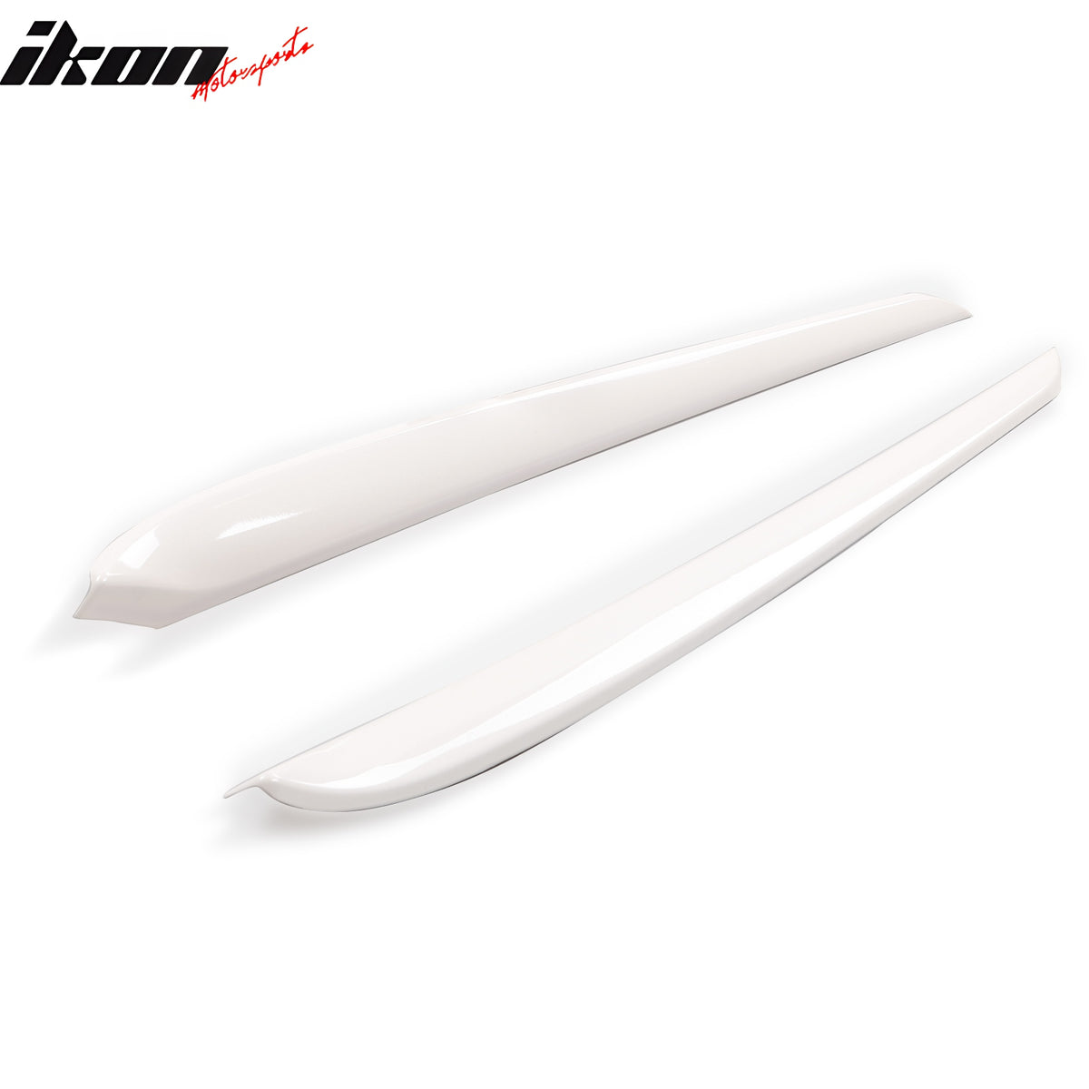 Fits 21-23 Tesla Model 3 23 Y ABS Front Door Decorative Panel Trim White - 2PCS