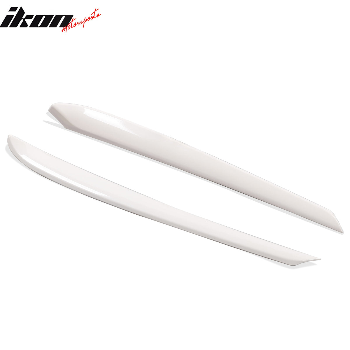 Fits 21-23 Tesla Model 3 23 Y ABS Front Door Decorative Panel Trim White - 2PCS