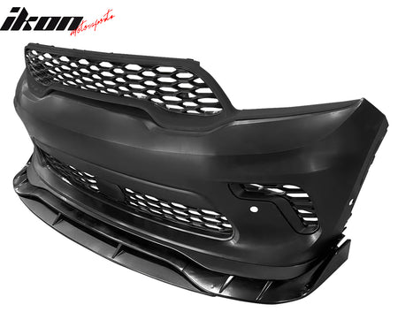 Fits 21-25 Dodge Durango Front Bumper Cover 21+ Hellcat Style Conversion w/ Lip