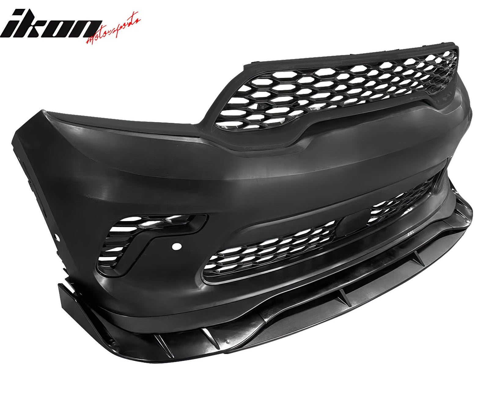 Fits 21-25 Dodge Durango Front Bumper Cover 21+ Hellcat Style Conversion w/ Lip