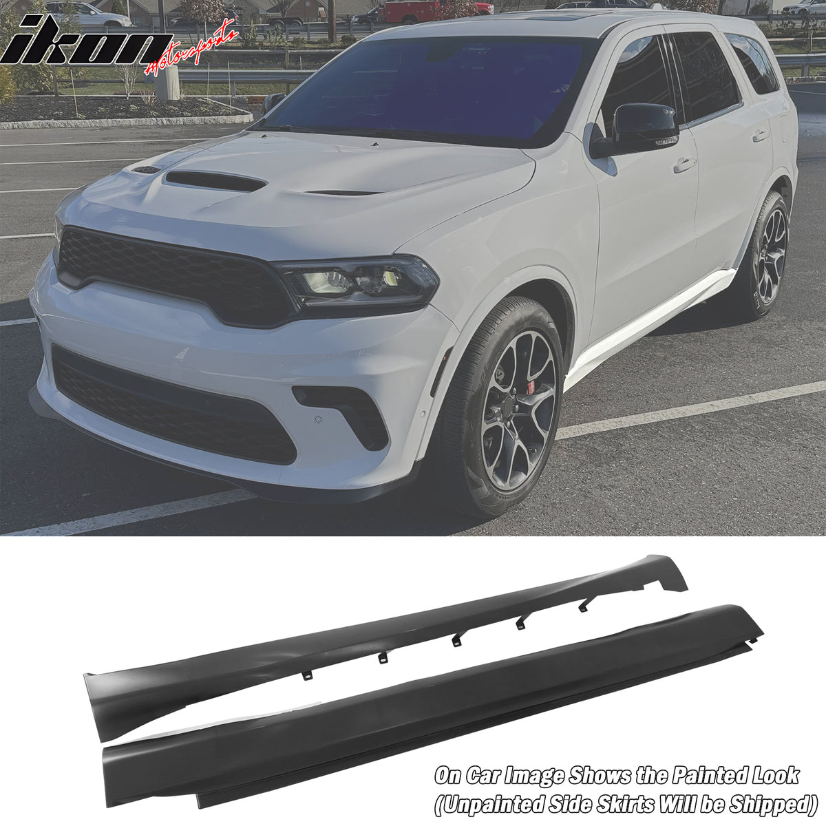 Fits 21-25 Dodge Durango Front Rear Bumper Hellcat Style Conversion V2 Diffuser