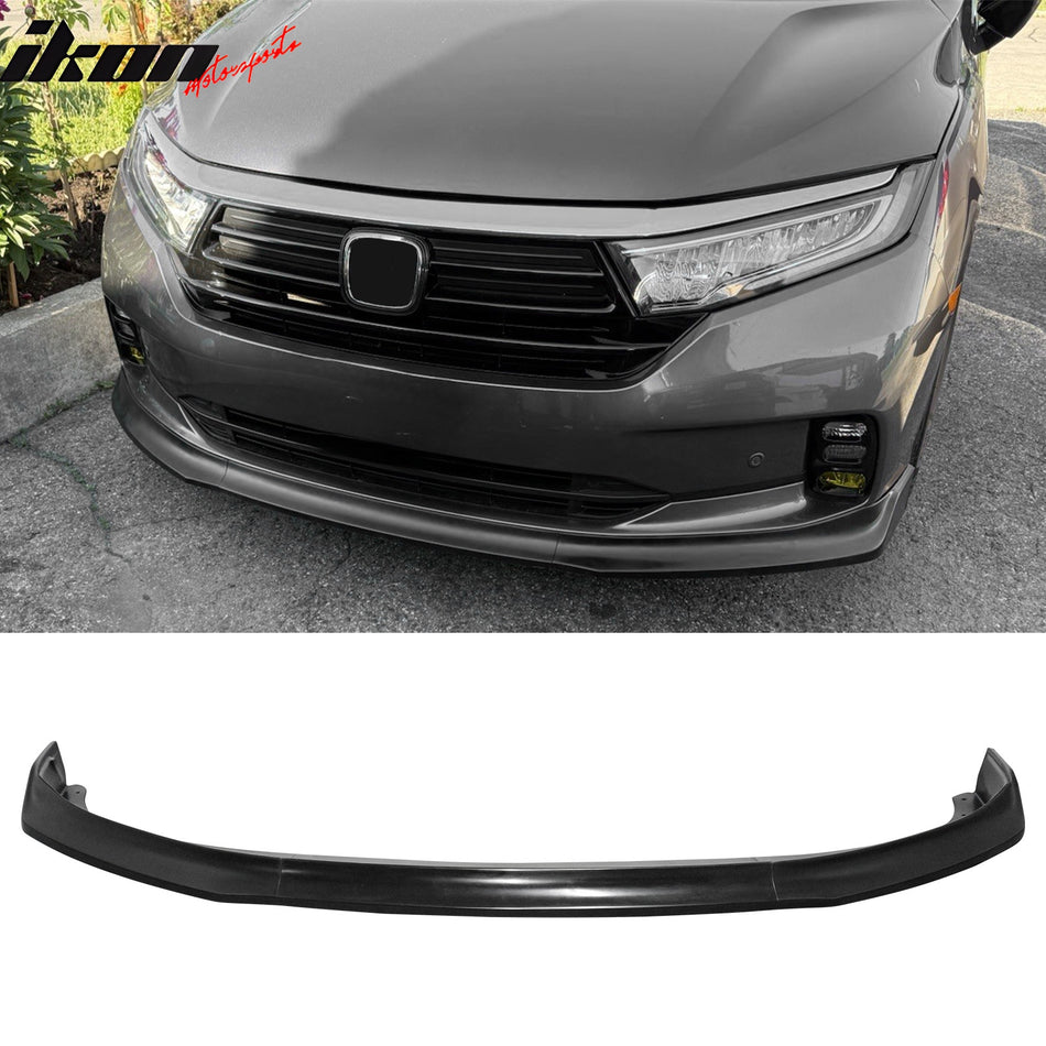 2021-2024 Honda Odyssey Unpainted Front Bumper Lip Lower Spoiler PU 3PCS Set