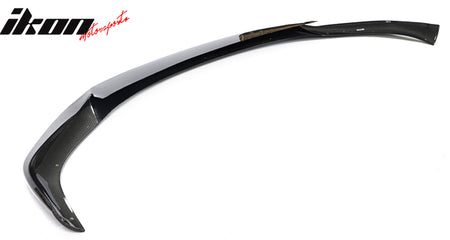 Fits 21-25 Tesla Model S Revozport Carbon Fiber Front Bumper Spoiler Gloss Black