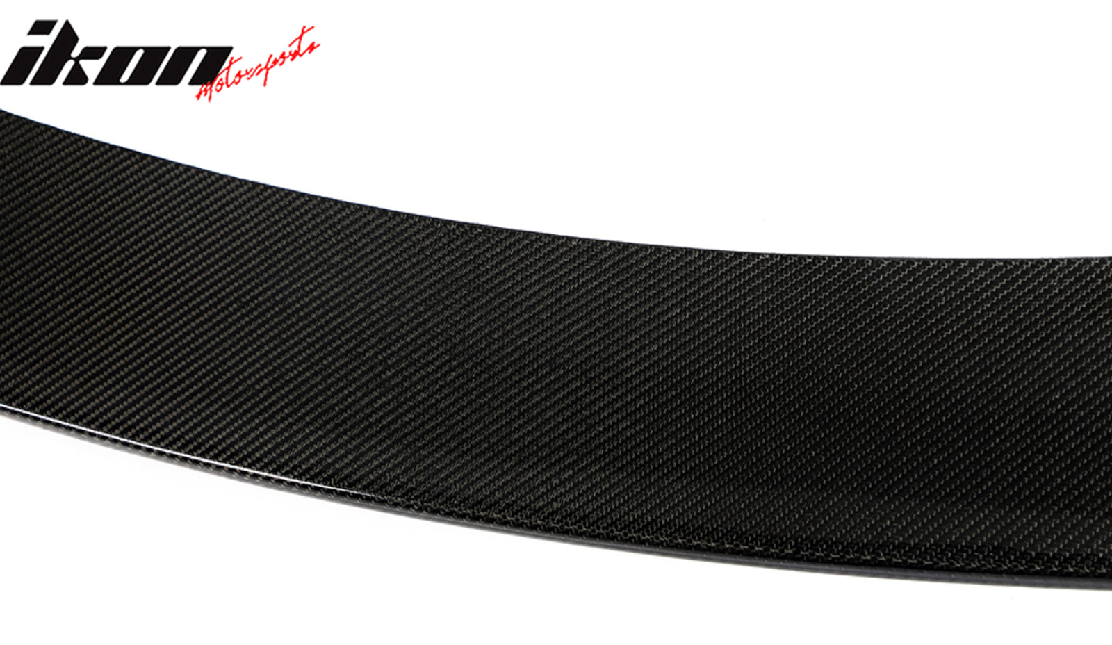 Fits 21-25 Tesla Model S Revozport Carbon Fiber Front Bumper Spoiler Gloss Black
