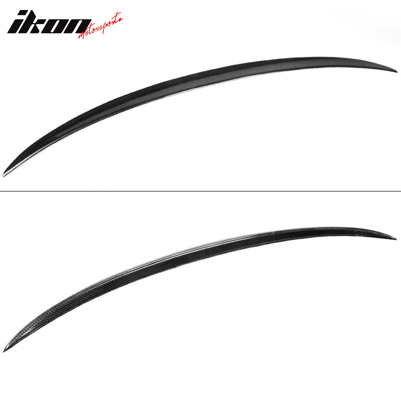 Fits 21-26 BMW G80 M3 M Style Carbon Fiber Rear Trunk Spoiler Wing Decklid CF