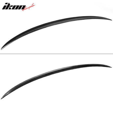 Fits 21-26 BMW G80 M3 M Style Carbon Fiber Rear Trunk Spoiler Wing Decklid CF