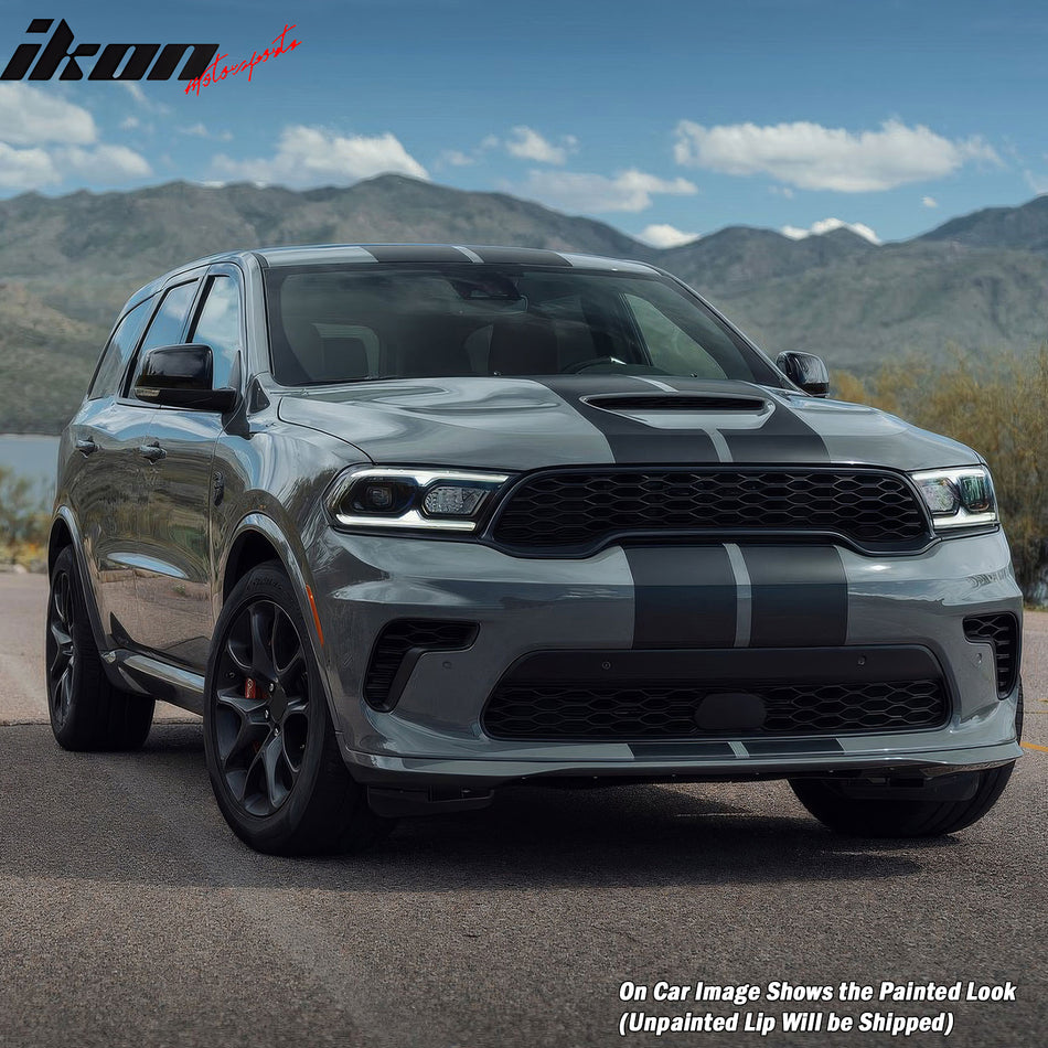 Durango Raceway Spoiler Dodge Durango Front Lip Spoiler Hellcat Design – Ikon Motorsports