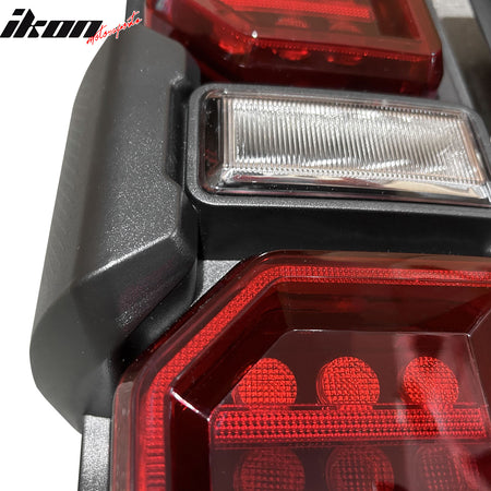 Fits 21-24 Ford Bronco 2/4 Door Red LED Tail Lights Rear Lamps Assembly Pair