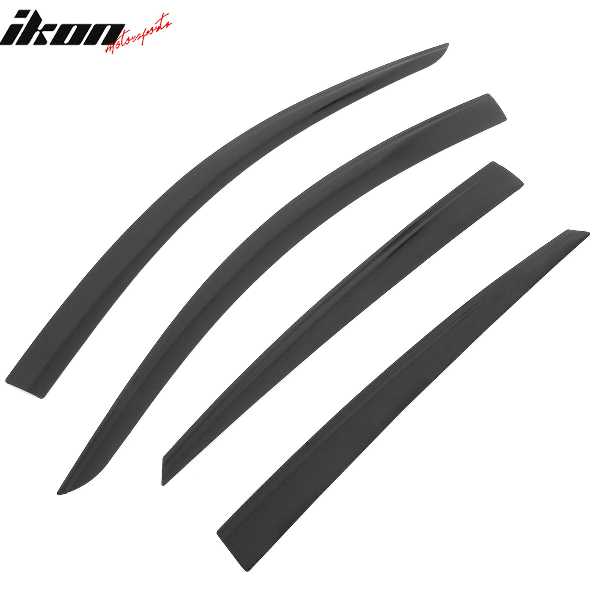 2021 - 2024 Ford Mustang Mach - E Low Profile Style Tape on Window VisorsIkon Motorsports