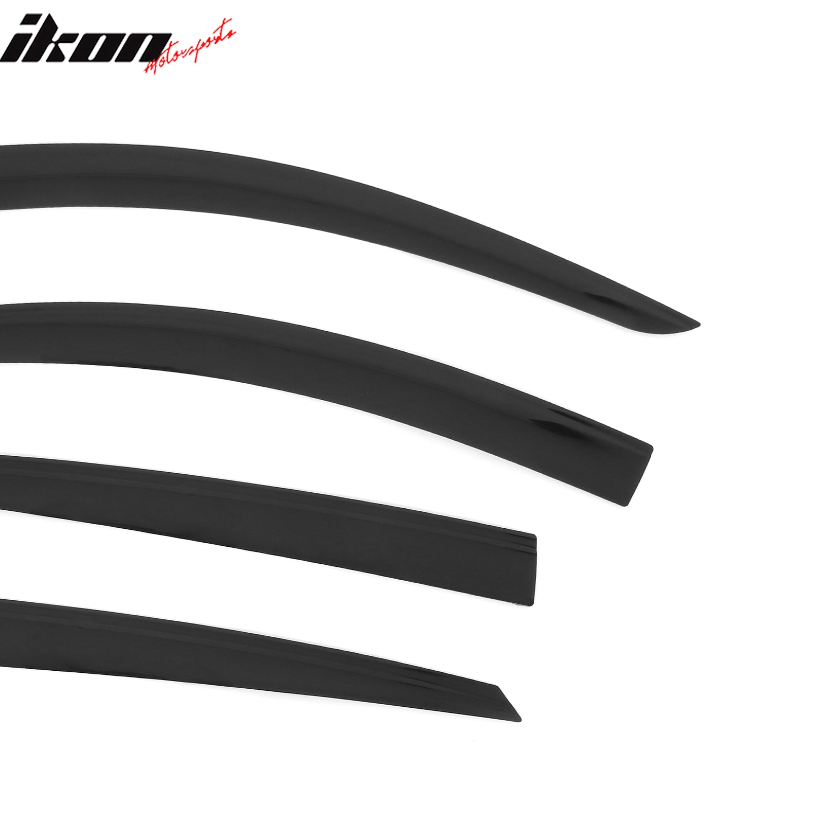 2021 - 2024 Ford Mustang Mach - E Low Profile Style Tape on Window VisorsIkon Motorsports