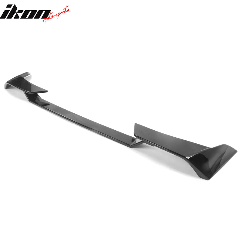 For 21-25 Ford Mustang Mach-E 4-Door Gloss Black MID Rear Trunk Spoiler ABS 3PCS