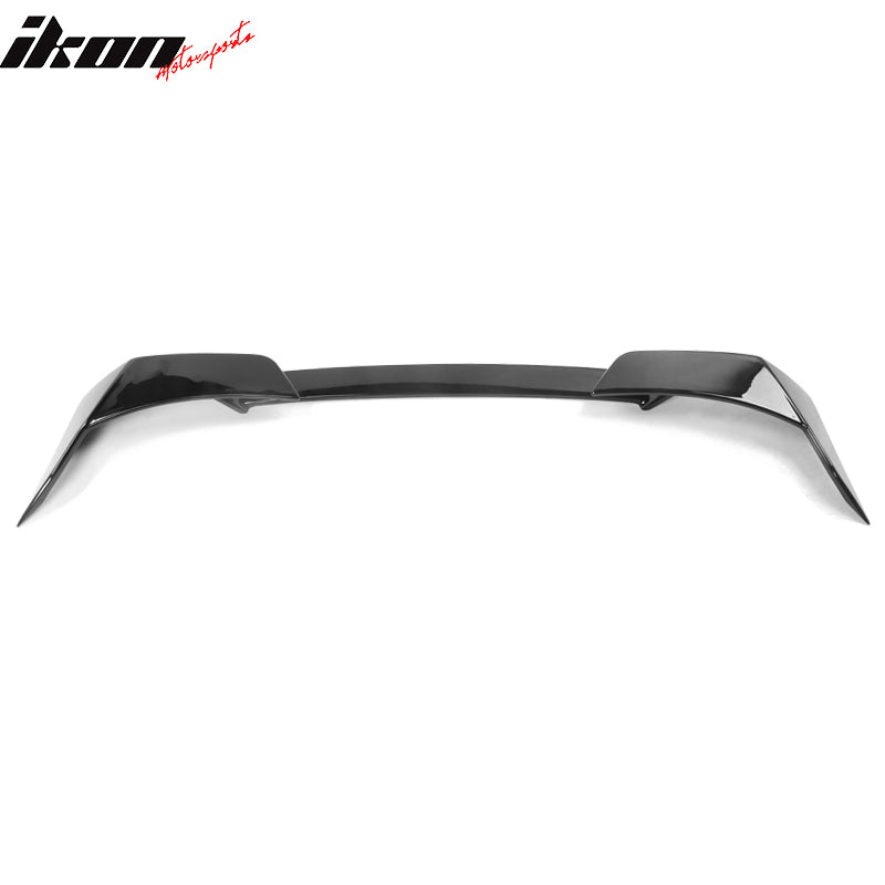 For 21-25 Ford Mustang Mach-E 4-Door Gloss Black MID Rear Trunk Spoiler ABS 3PCS