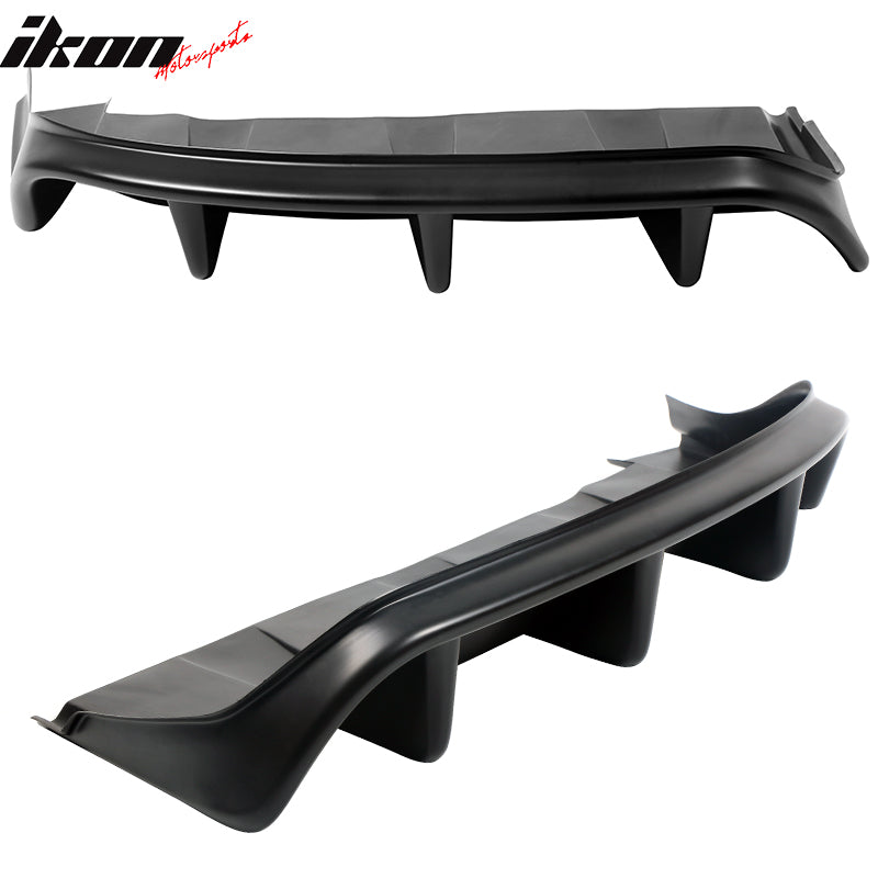 Fits 21-24 Ford Mustang Mach-E GT Matte Black Rear Bumper Lip Diffuser ...