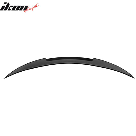 2021 - 2024 Tesla Model S IK Style Painted Trunk Spoiler Wing ABSMatte BlackIkon Motorsports