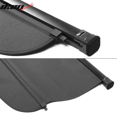 Fits 21-24 Toyota Venza Black Rear Trunk Security Tonneau Cargo Shade Cover PVC