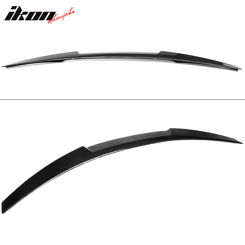 Fits 21-26 BMW M3 G80 M4 Style Rear Trunk Spoiler Wing Lid Carbon Fiber CF