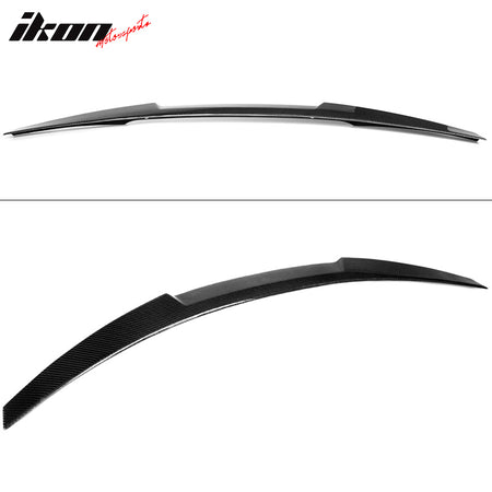Fits 21-26 BMW M3 G80 M4 Style Rear Trunk Spoiler Wing Lid Carbon Fiber CF