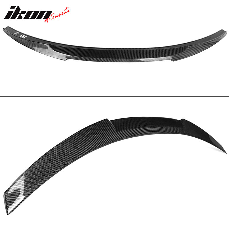 Fits 21-26 BMW M3 G80 M4 Style Rear Trunk Spoiler Wing Lid Carbon Fiber CF