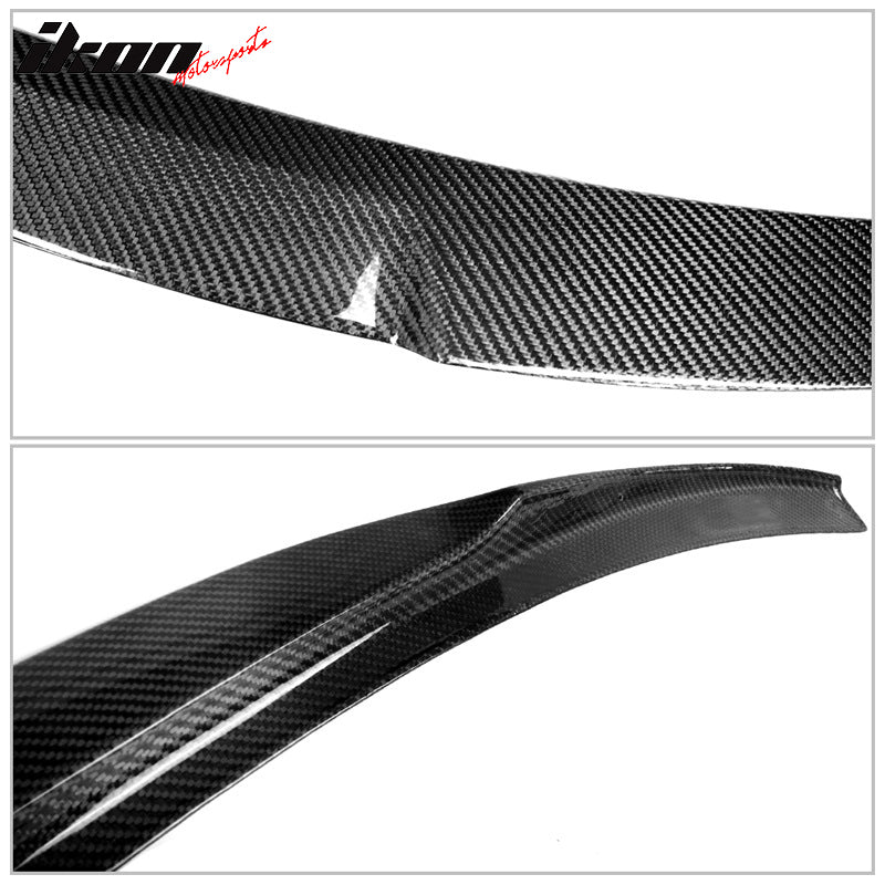 Fits 21-26 BMW M3 G80 M4 Style Rear Trunk Spoiler Wing Lid Carbon Fiber CF