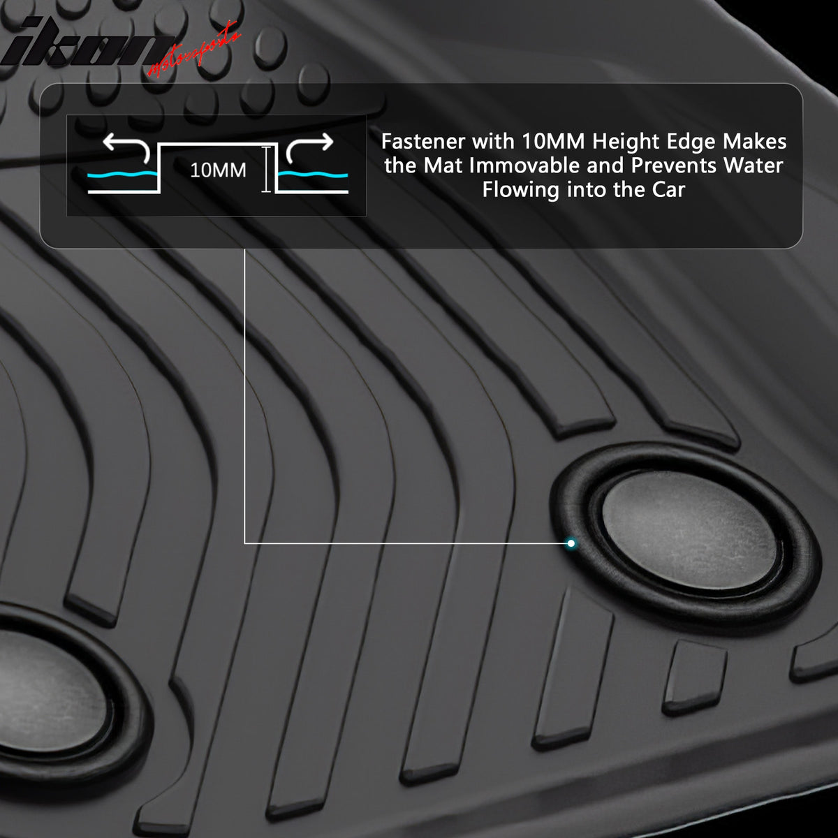 Fits 21-25 BMW G23 G83 M4 Floor Mats TPE Carpets 3D All Weather Front Rear Liner