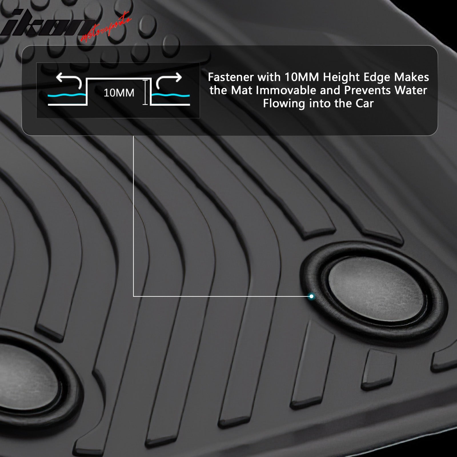 Fits 21-25 BMW G23 G83 M4 Floor Mats TPE Carpets 3D All Weather Front Rear Liner