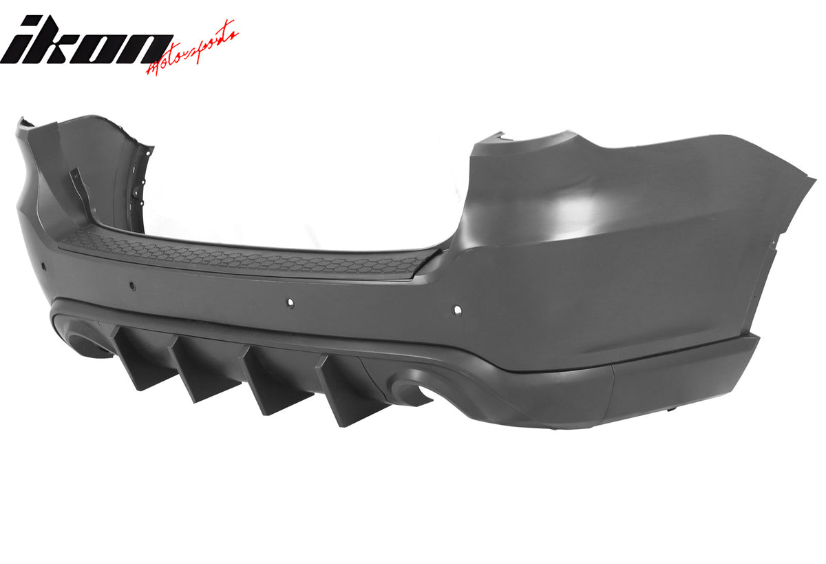 Fits 21-25 Dodge Durango Hellcat Rear Bumper Cover W/V1 Diffuser & Step Plate
