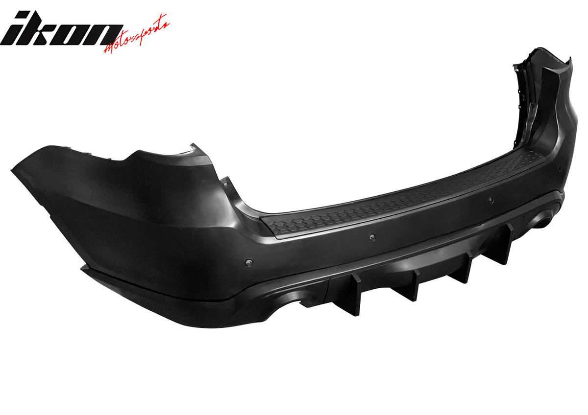 Fits 21-25 Dodge Durango Hellcat Rear Bumper Cover W/V2 Diffuser + Step Plate