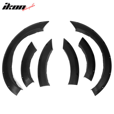 Fits 21-26 Ford Bronco Sport Pocket Style Fender Flares Black Textured PP 6PC
