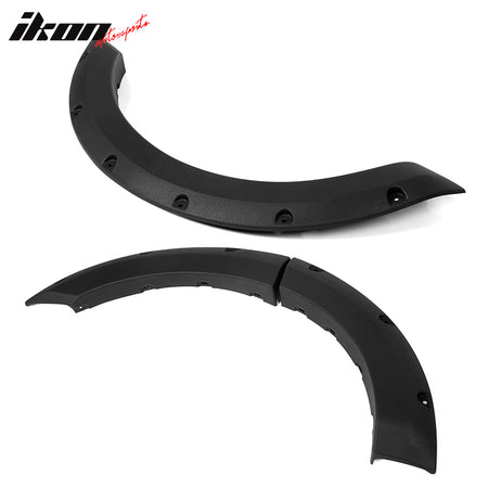 Fits 21-26 Ford Bronco Sport Pocket Style Fender Flares Black Textured PP 6PC